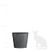 Кашпо CONCRETIKA CRATER SMOKEY BLUE D40H35 заказать и купить с доставкой из магазина производителя Конкретика по цене 11 970 руб.