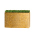 Кашпо CONCRETIKA DIVIDER RICH GOLD 80x30x50 заказать и купить с доставкой из магазина производителя Конкретика по цене 36 980 руб.