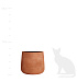 Кашпо CONCRETIKA CONE RED CLAY D32H36 заказать и купить с доставкой из магазина производителя Конкретика по цене 11 500 руб.