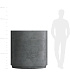 Кашпо CONCRETIKA CYLINDER XL SMOKEY BLUE D120H120 заказать и купить с доставкой из магазина производителя Конкретика по цене 161 030 руб.