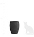 Кашпо CONCRETIKA OVAL EROSIA BLACK D30H41 заказать и купить с доставкой из магазина производителя Конкретика по цене 11 480 руб.