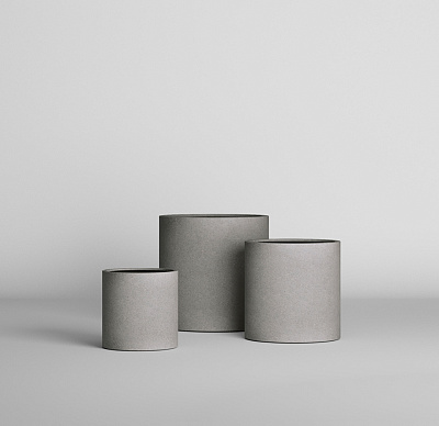 Кашпо CONCRETIKA TUBE S COOL GREY D30H30 заказать и купить по цене 6 125 руб ниже рынка от производителя с доставкой.