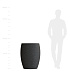 Кашпо CONCRETIKA OVAL EGG BLACK D60H88 заказать и купить с доставкой из магазина производителя Конкретика по цене 42 130 руб.