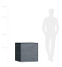 Кашпо CONCRETIKA CUBE EROSIA GREY 70x70x70 заказать и купить с доставкой из магазина производителя Конкретика по цене 62 990 руб.