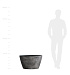 Кашпо CONCRETIKA BOWL CONCRETE GREY DARK D80H45 заказать и купить с доставкой из магазина производителя Конкретика по цене 34 600 руб.