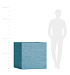 Кашпо CONCRETIKA CUBE EROSIA BLUE 90x90x90 заказать и купить с доставкой из магазина производителя Конкретика по цене 104 560 руб.