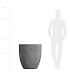 Кашпо CONCRETIKA VASE 3 LONDON GREY D75H82 заказать и купить с доставкой из магазина производителя Конкретика по цене 50 560 руб.