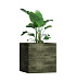 Кашпо CONCRETIKA CUBE CAYMAN GREEN 100x100x100 заказать и купить с доставкой из магазина производителя Конкретика по цене 130 070 руб.