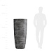 Кашпо CONCRETIKA CONUS CONCRETE GREY DARK D60H130 заказать и купить с доставкой из магазина производителя Конкретика по цене 95 800 руб.