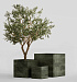 Кашпо CONCRETIKA CUBE CAYMAN GREEN 70x70x70 заказать и купить с доставкой из магазина производителя Конкретика по цене 62 990 руб.