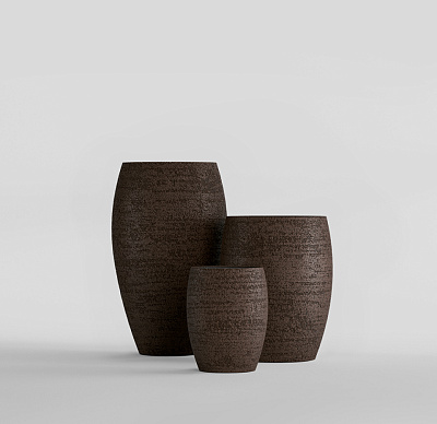 Кашпо CONCRETIKA OVAL EROSIA BROWN D60H88 заказать и купить по цене 48 450 руб ниже рынка от производителя с доставкой.