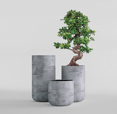 Кашпо CONCRETIKA TOPPER CONCRETE GREY LIGHT D40H90 заказать и купить по цене 31 930 руб ниже рынка от производителя с доставкой.
