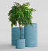 Кашпо CONCRETIKA CYLINDER EROSIA BLUE D40H40 заказать и купить с доставкой из магазина производителя Конкретика по цене 16 590 руб.