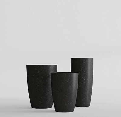 Кашпо CONCRETIKA CONUS EGG BLACK D39H60 заказать и купить по цене 16 630 руб ниже рынка от производителя с доставкой.