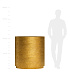 Кашпо CONCRETIKA CYLINDER XL RICH GOLD D100H105 заказать и купить с доставкой из магазина производителя Конкретика по цене 103 290 руб.