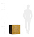 Кашпо CONCRETIKA CUBE RICH GOLD 60x60x60 заказать и купить с доставкой из магазина производителя Конкретика по цене 37 130 руб.