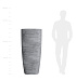 Кашпо CONCRETIKA CONUS CONCRETE GREY LIGHT D60H130 заказать и купить с доставкой из магазина производителя Конкретика по цене 95 800 руб.