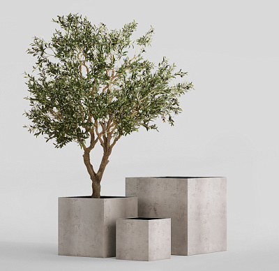 Кашпо CONCRETIKA CUBE CONCRETE WHITE 70x70x70 заказать и купить по цене 65 740 руб ниже рынка от производителя с доставкой.