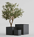 Кашпо CONCRETIKA CUBE EGG BLACK 50x50x50 заказать и купить с доставкой из магазина производителя Конкретика по цене 22 530 руб.