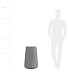 Кашпо CONCRETIKA CONE LONDON GREY D36H75 заказать и купить с доставкой из магазина производителя Конкретика по цене 25 500 руб.