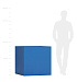 Кашпо CONCRETIKA CUBE DARK BLUE 90x90x90 заказать и купить с доставкой из магазина производителя Конкретика по цене 90 920 руб.
