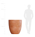 Кашпо CONCRETIKA VASE 3 RED CLAY D90H95 заказать и купить с доставкой из магазина производителя Конкретика по цене 87 960 руб.