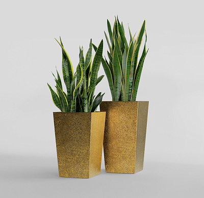 Кашпо CONCRETIKA CONIC RICH GOLD 30x30x50 заказать и купить по цене 15 300 руб ниже рынка от производителя с доставкой.