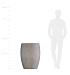 Кашпо CONCRETIKA OVAL CONCRETE WHITE D60H88 заказать и купить с доставкой из магазина производителя Конкретика по цене 50 560 руб.