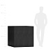 Кашпо CONCRETIKA CUBE NERO 100x100x100 заказать и купить с доставкой из магазина производителя Конкретика по цене 113 100 руб.