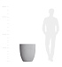 Кашпо CONCRETIKA VASE 3 SHALE D60H65 заказать и купить с доставкой из магазина производителя Конкретика по цене 34 050 руб.