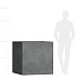 Кашпо CONCRETIKA CUBE SMOKEY BLUE 100x100x100 заказать и купить с доставкой из магазина производителя Конкретика по цене 135 720 руб.