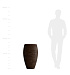 Кашпо CONCRETIKA OVAL EROSIA BROWN D41H82 заказать и купить с доставкой из магазина производителя Конкретика по цене 30 600 руб.
