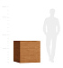 Кашпо CONCRETIKA CUBE EROSIA OCHRE 80x80x80 заказать и купить с доставкой из магазина производителя Конкретика по цене 82 890 руб.