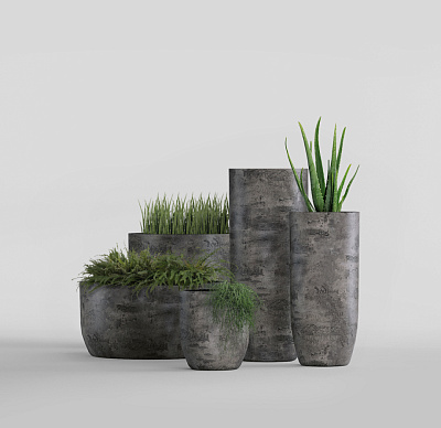 Кашпо CONCRETIKA YAR CONCRETE GREY DARK D40H44 заказать и купить по цене 15 970 руб ниже рынка от производителя с доставкой.